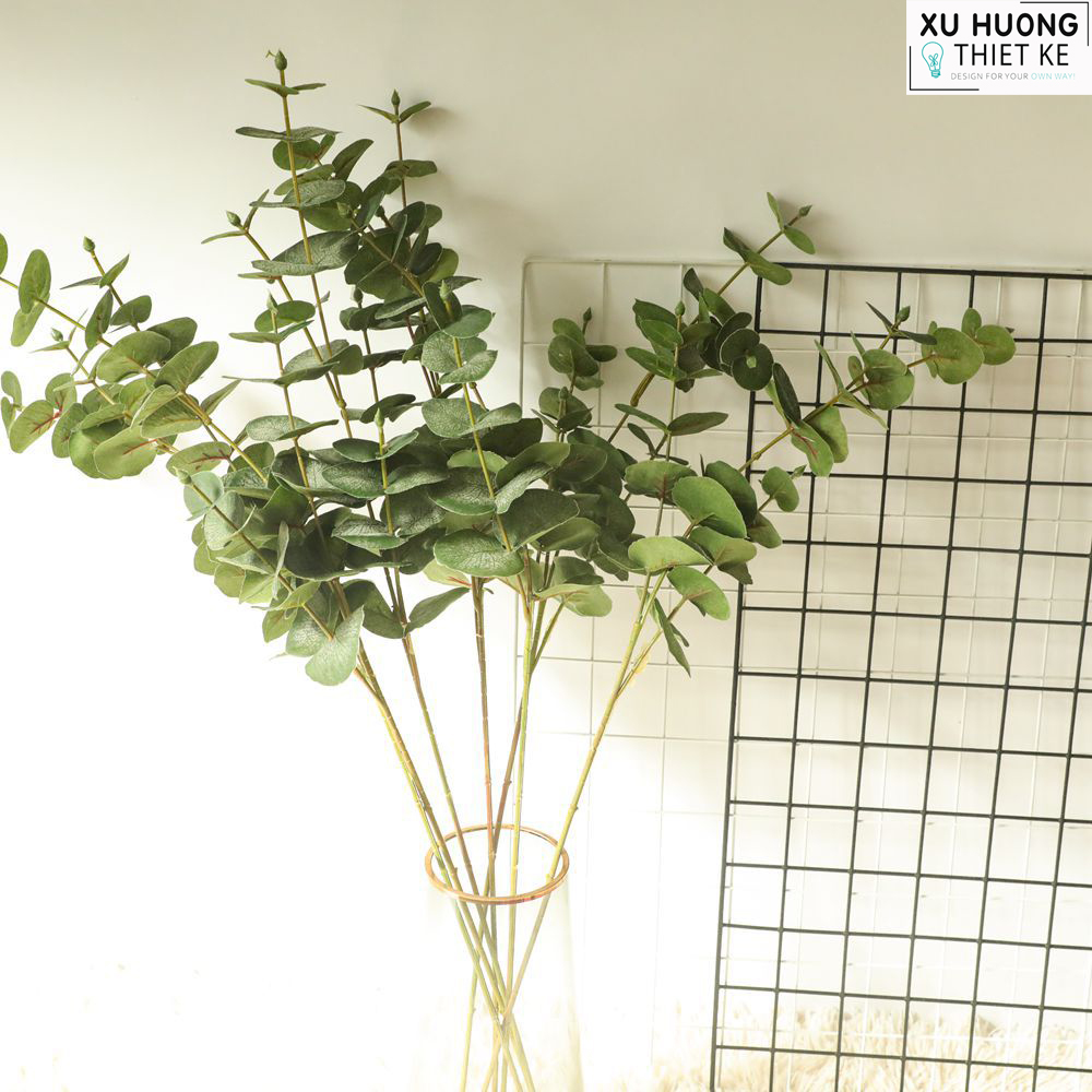 Cành lá bạch đàn 3 nhánh giả (Cành 75cm)