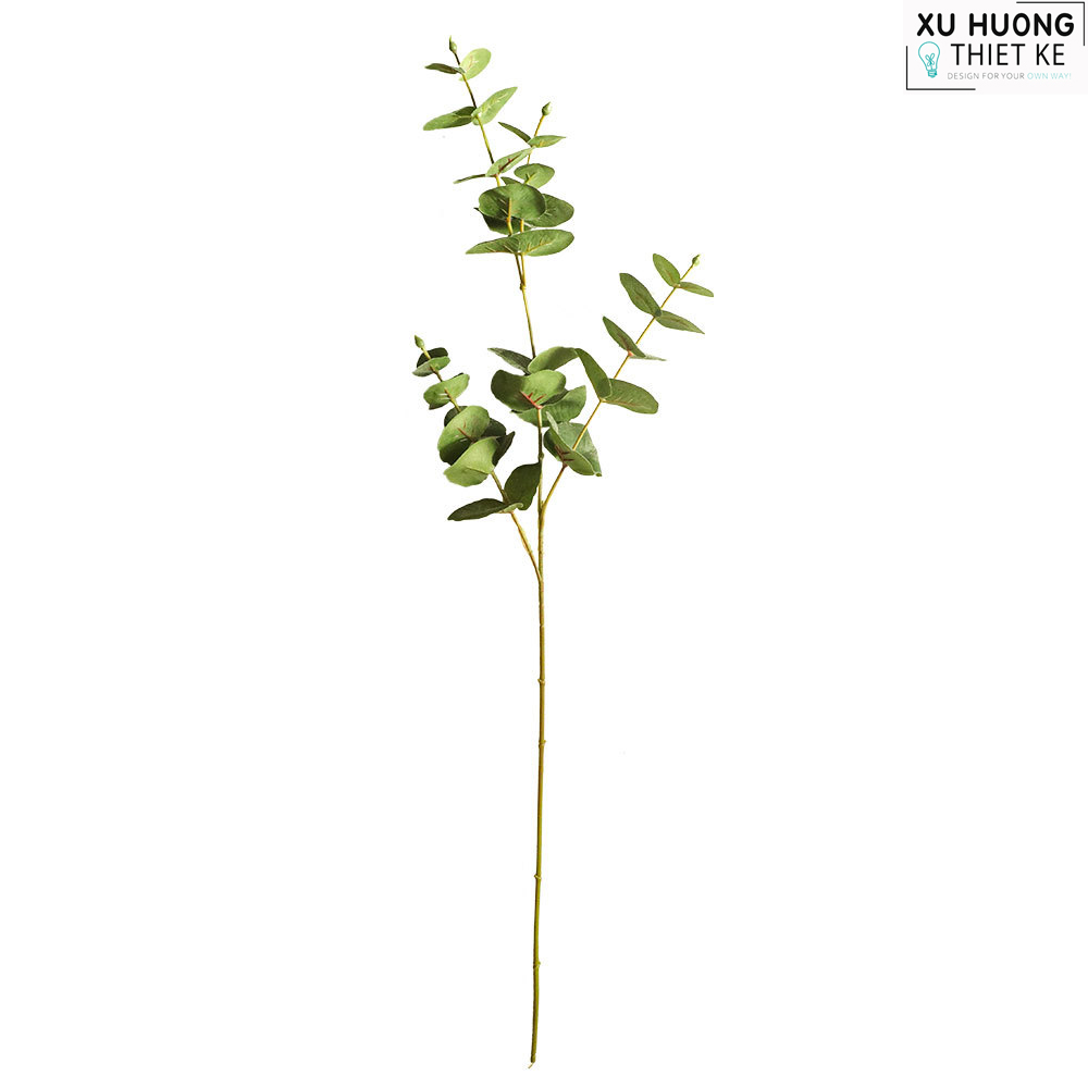 Cành lá bạch đàn 3 nhánh giả (Cành 75cm)