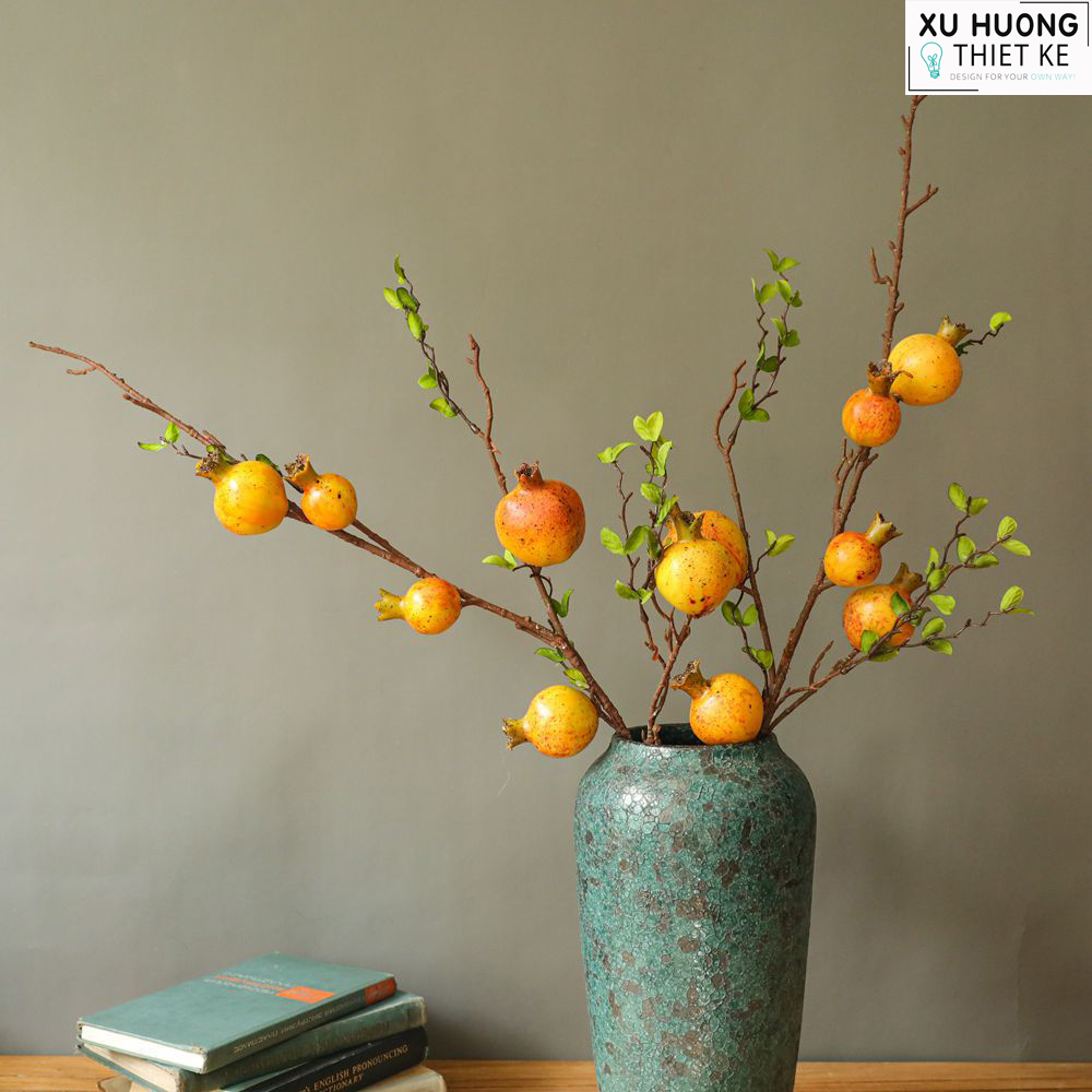 Cành lựu giả trang trí