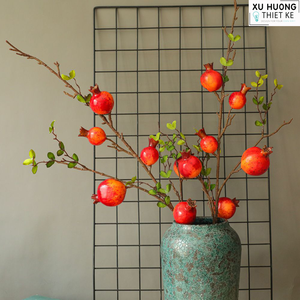 Cành lựu giả trang trí