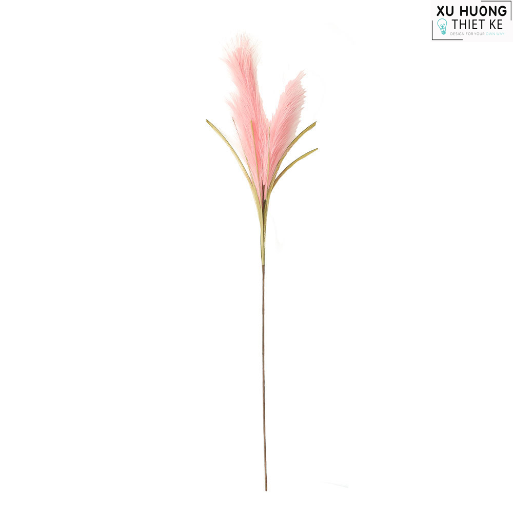 Hoa cỏ lau giả trang trí (cành 100cm)