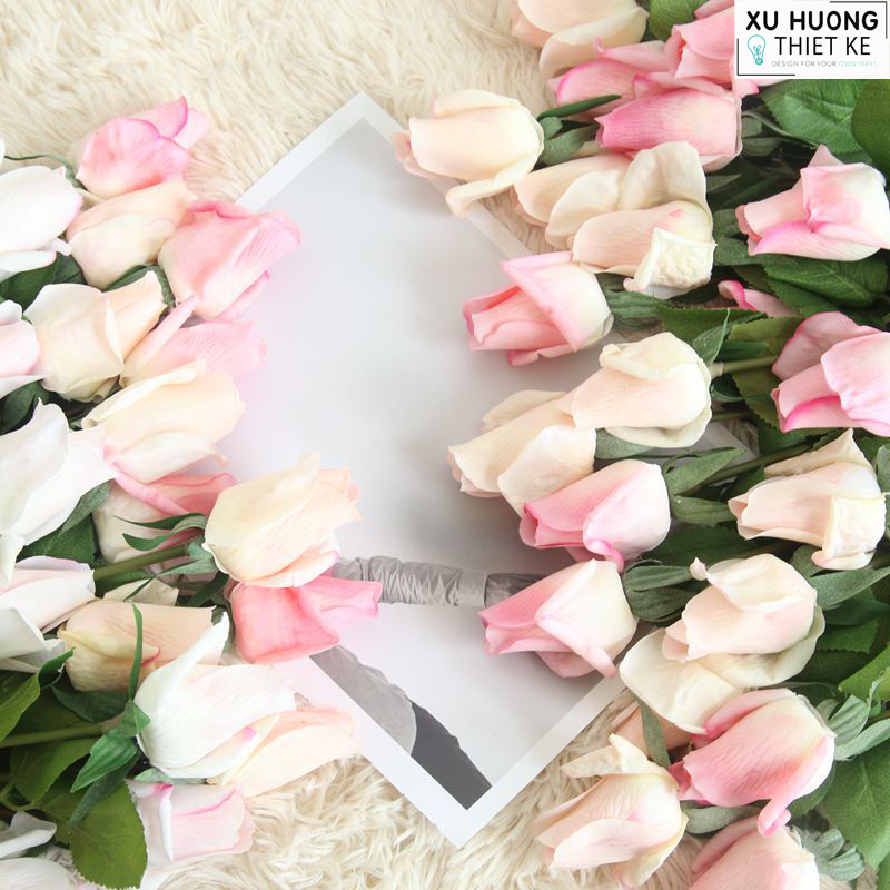 Hoa hồng nụ baby (cành 56cm)