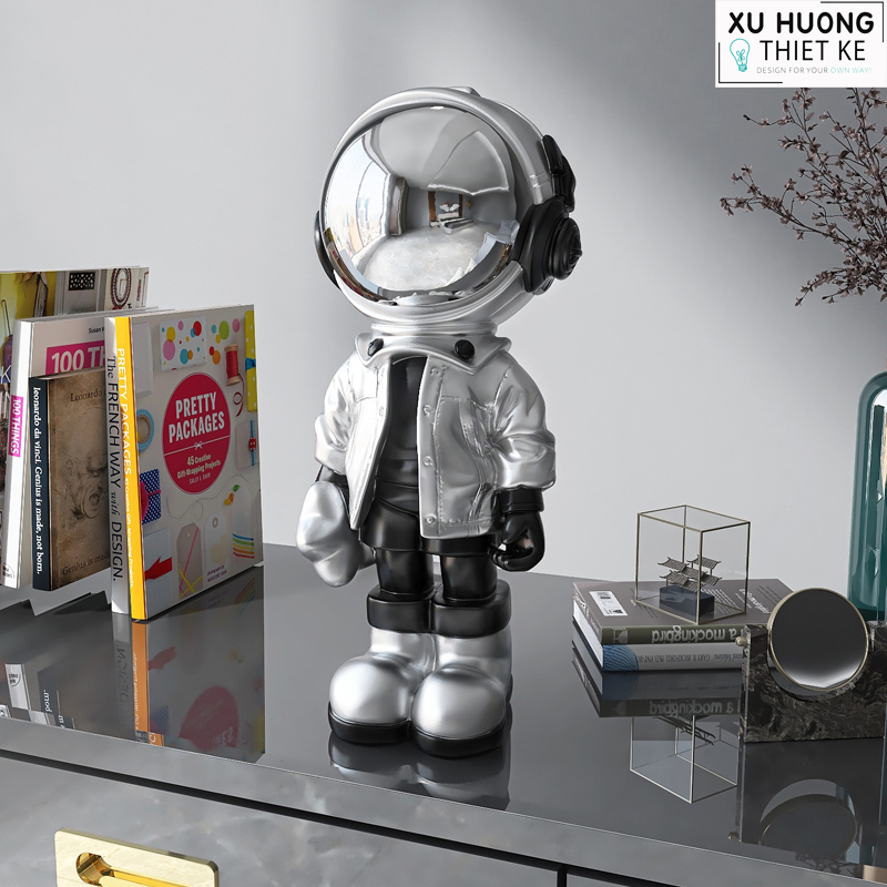 Tượng trang trí phi hành gia Acos Lamber (Trắng)