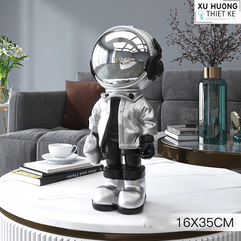 Tượng trang trí phi hành gia Acos Lamber (Trắng)