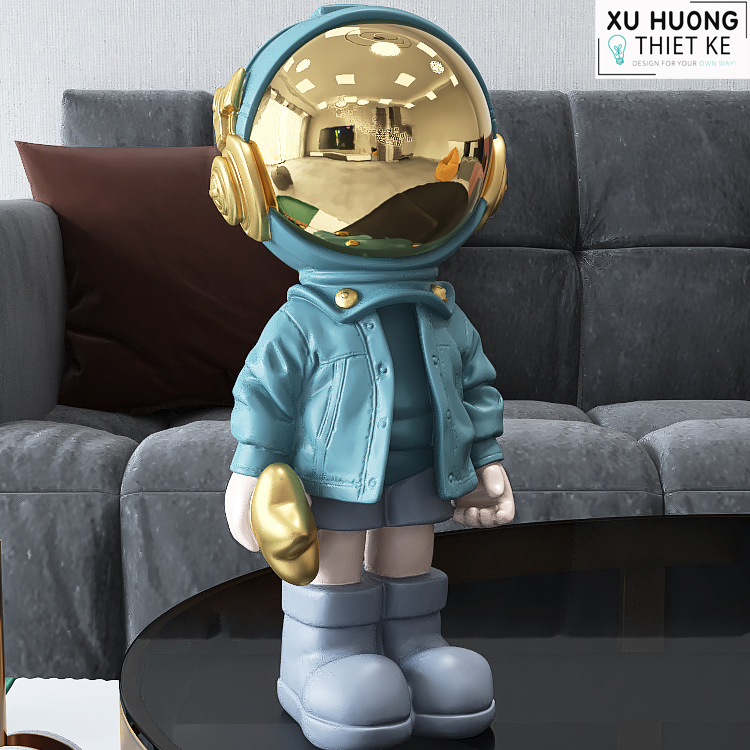 Tượng trang trí phi hành gia Acos Lamber (Xanh)