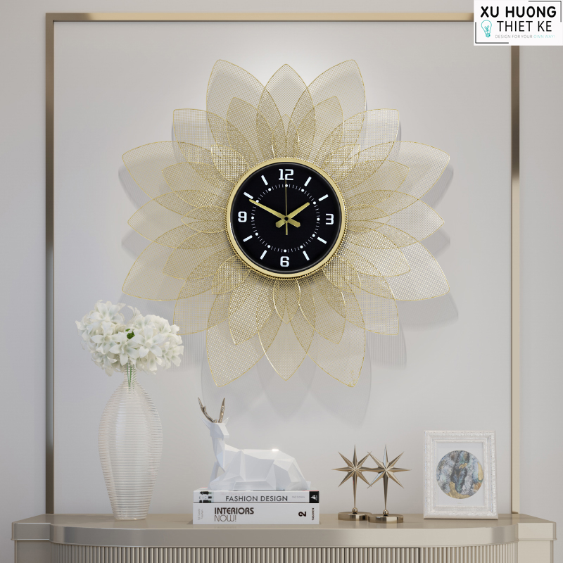 Đồng hồ treo tường Flower Alberm