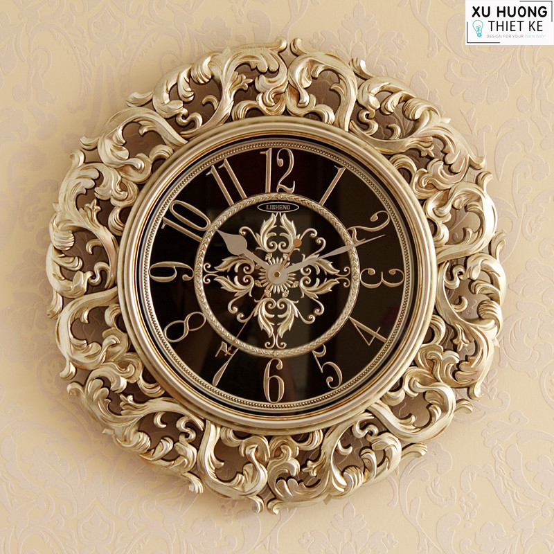 Đồng hồ treo tường hoàng gia cổ điển Elizabeth
