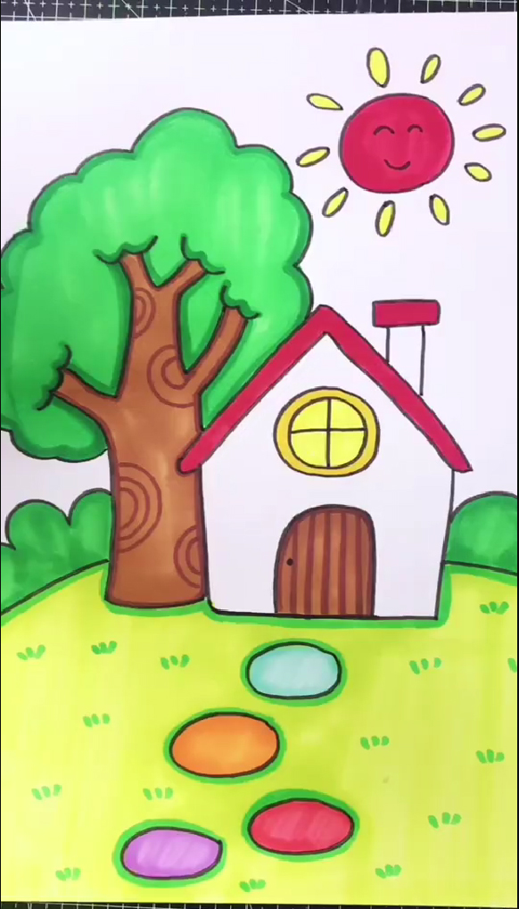 Vẽ giành giật cảnh quan quê nhà em đơn giản và giản dị nhưng mà đẹp nhất bởi VIDEO