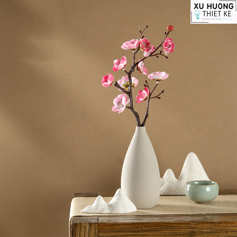 Hoa đào giả (cành 38cm)