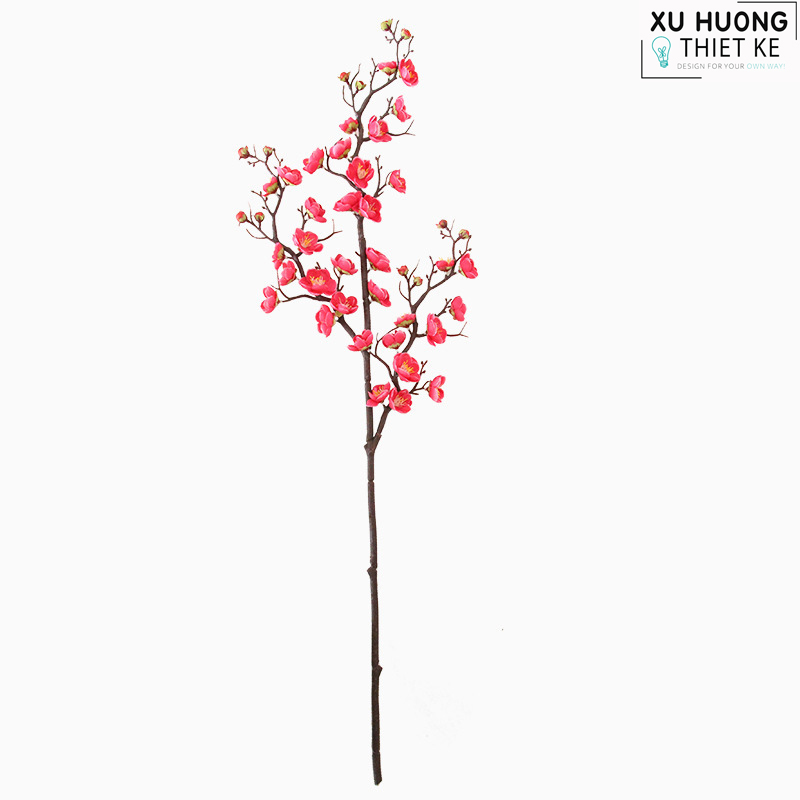Hoa đào giả (cành 90cm)