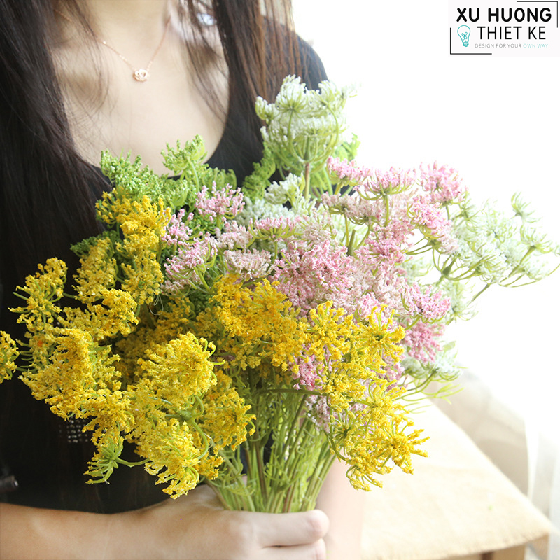 Hoa ren xốp - Hoa chêm trang trí